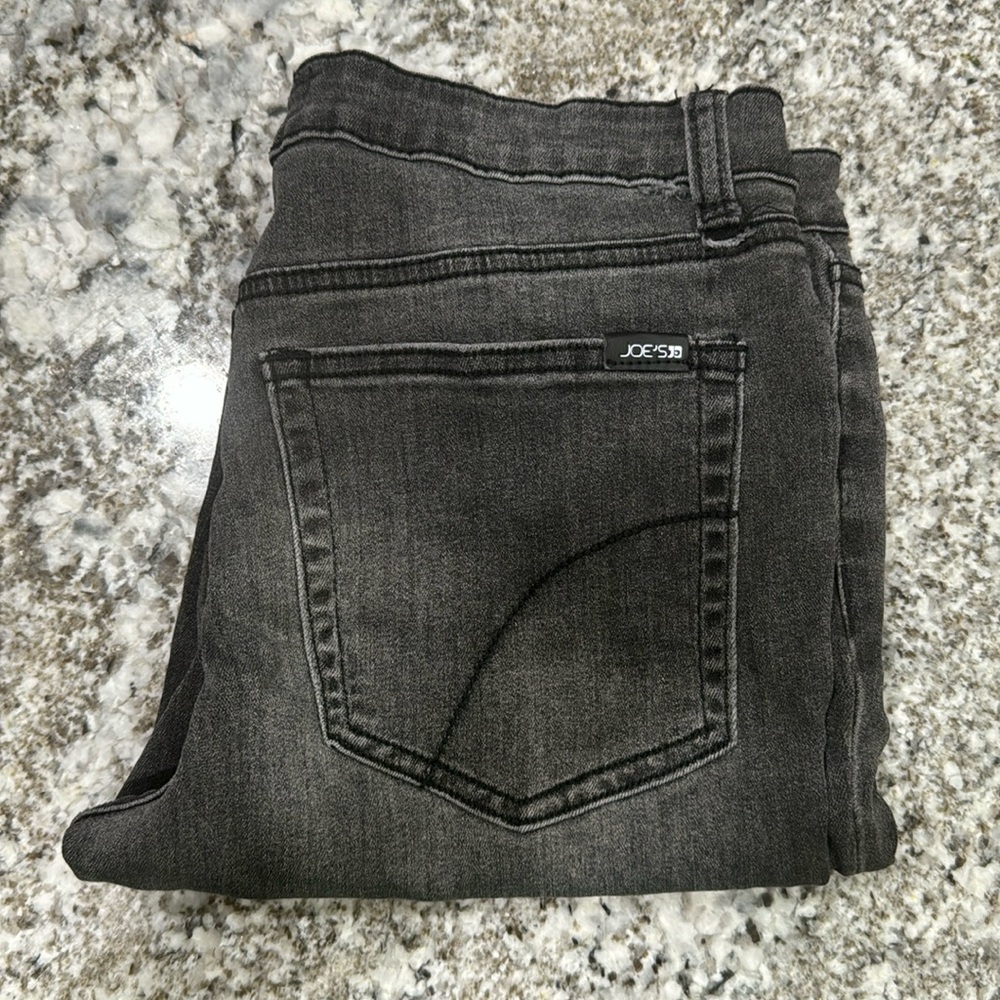 Joes pants , black wash , like new . 27” legs long ,